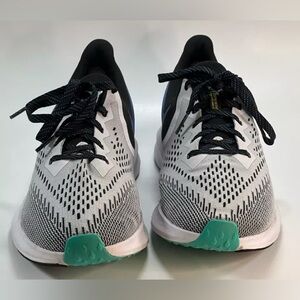 Nike Zoom Winflo 6 Running Shoes Womens 10 Black Teal Running Walking Sneaker